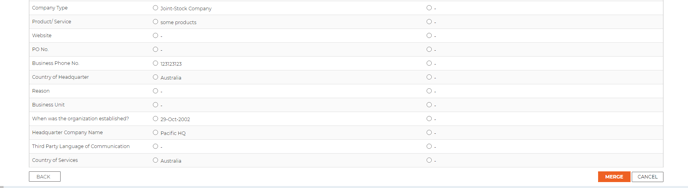 Merging Third Parties 2