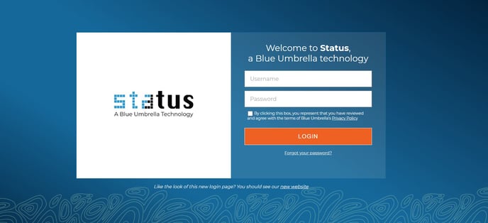 status reset password
