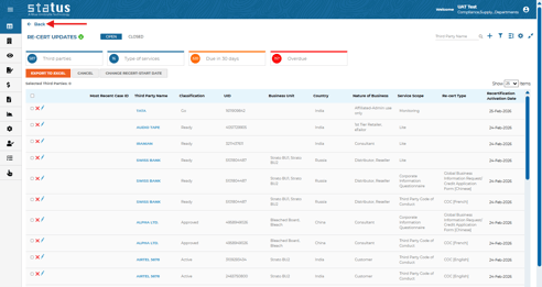 Back Button Navigation