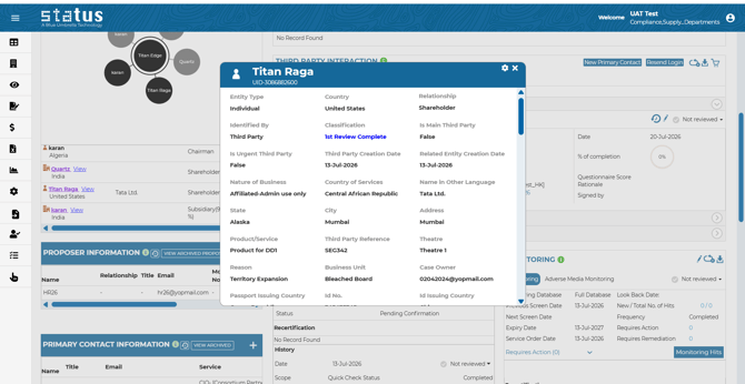 Related Entities View