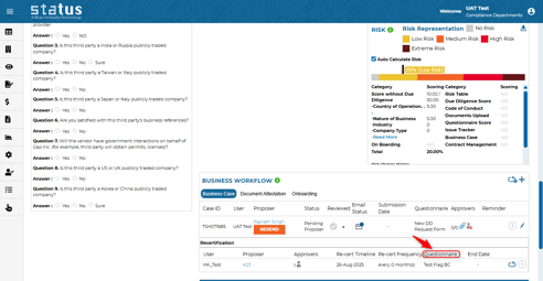 Business case questionnaire